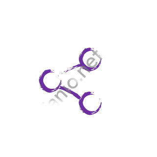 A violet dry brush share symbol.